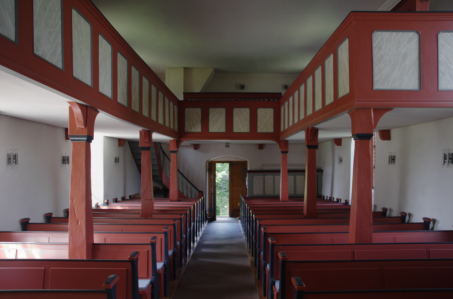 Protestant Nikolauskirche Church in Kirchbracht, Birstein, Hesse, Germany