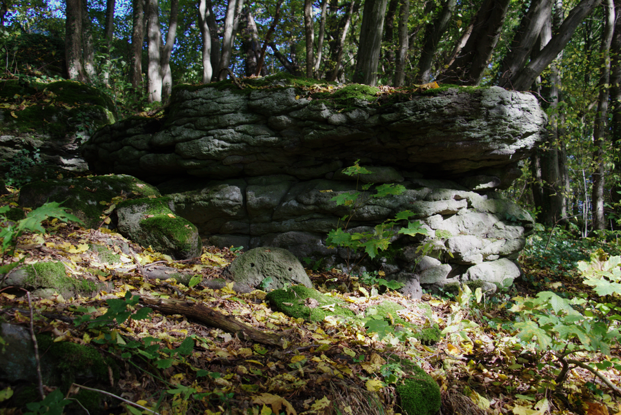 Basaltformation Gluckensteine bei Schotten-Betzenrod im Vogelsberg
