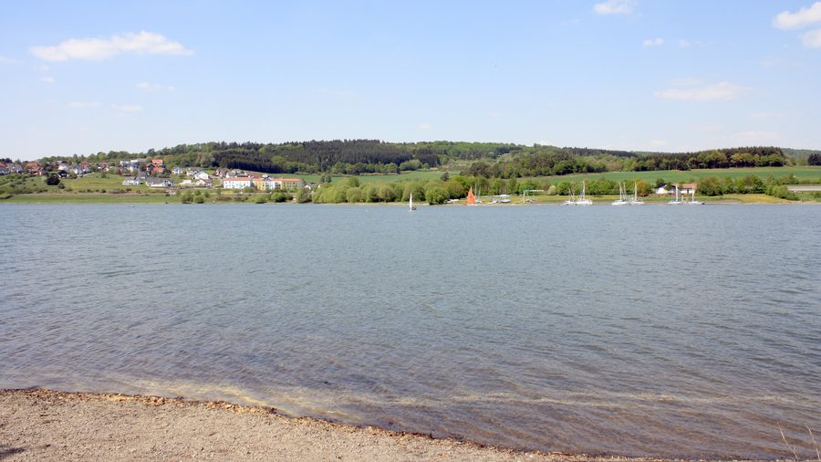 Aartalsee reservoir viewed from the north shore