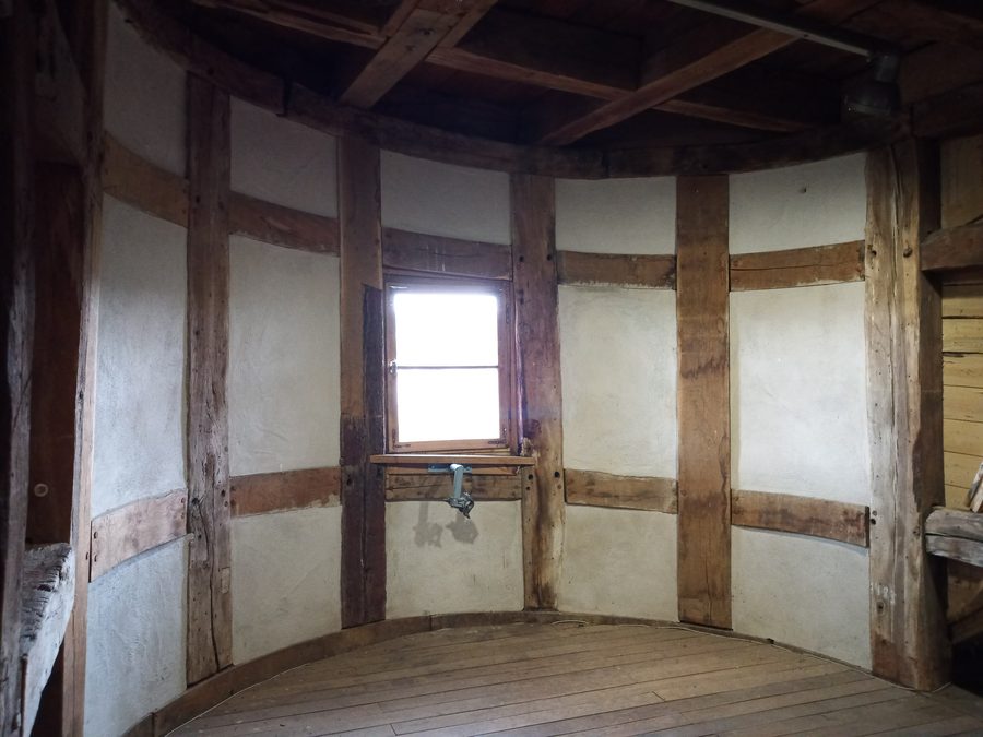 Interior of the Junker Hansen Tower in Neustadt (Hessen), Germany