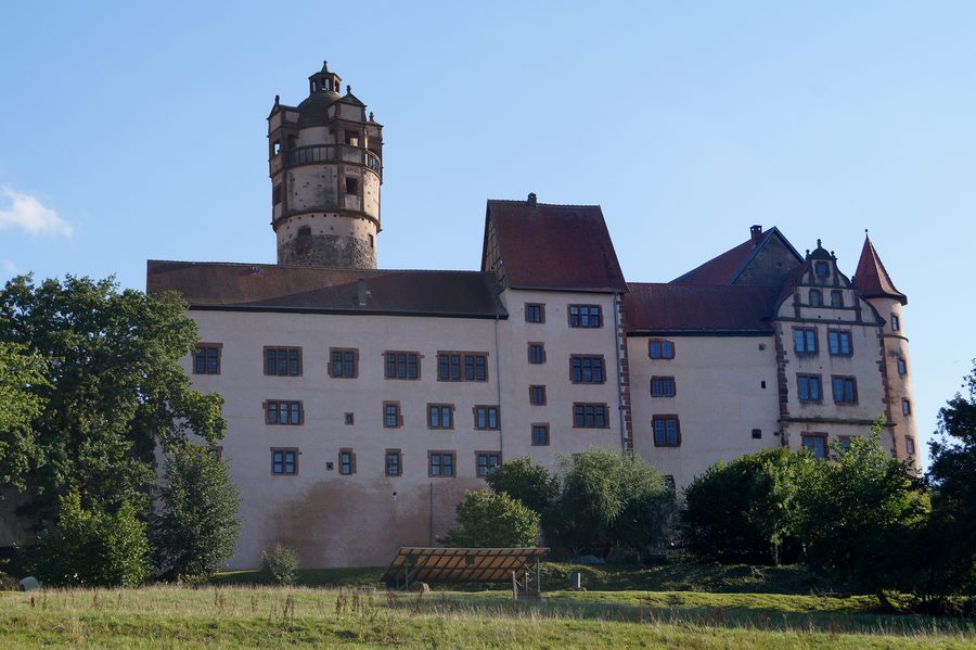 Burg Ronneburg in Hessen, Ansicht der Kernburg von Norden
