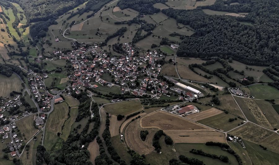 Luftaufnahme von Züntersbach