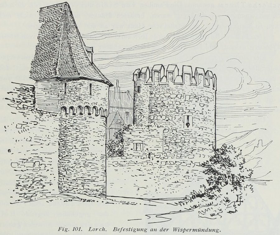 Befestigung an der Wispermündung in Lorch