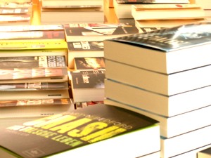 Bücher auf der Buchmesse in Frankfurt